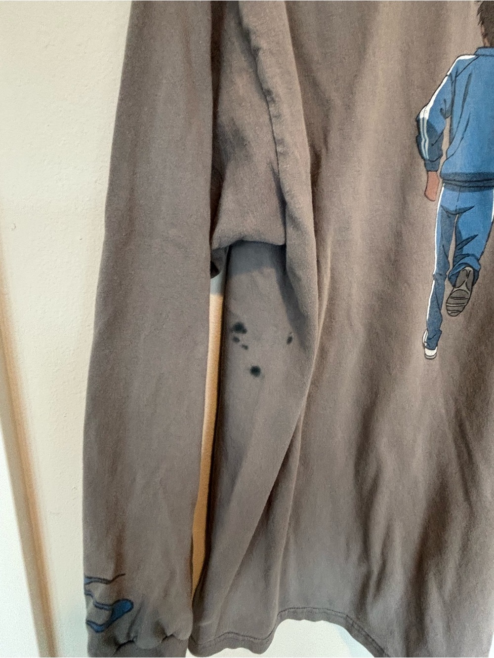 Men's BAIT Gray Long-Sleeve Graphic Tee - Picture 6 of 8